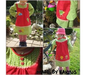 Stickserie Frühling ist da - Ente & Frosch